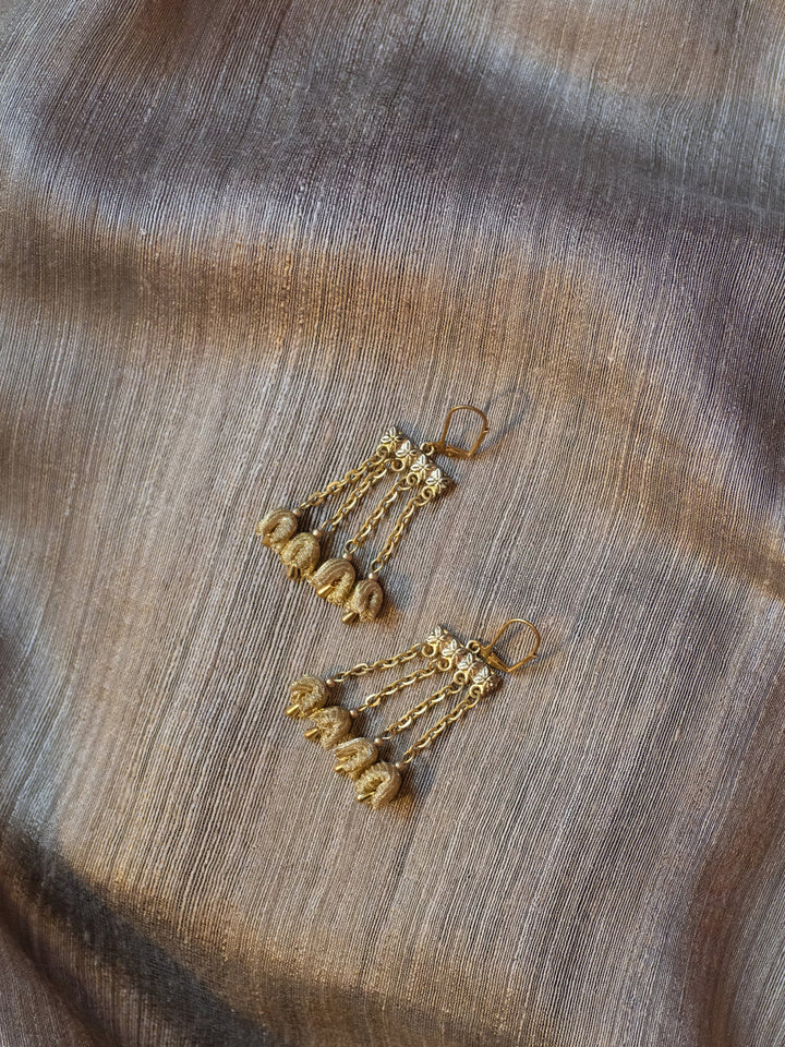 Jasmine Dangler Earrings Gold
