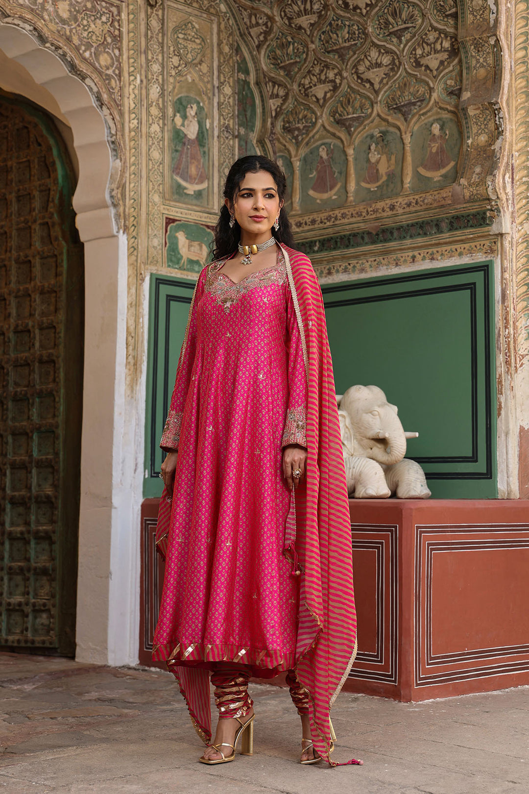 riwayat printed kalidar set