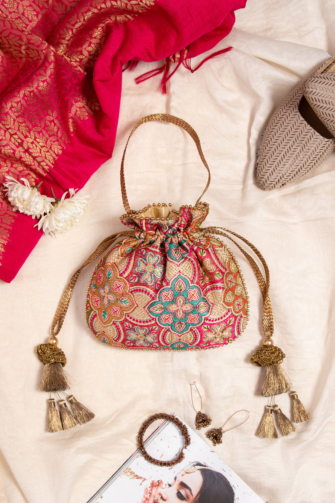 Amna Embroidered Potli Bag