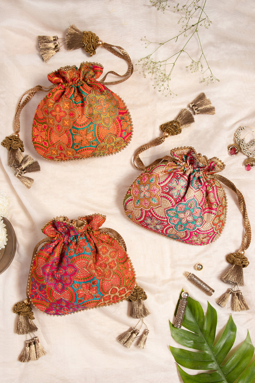 Amna Embroidered Potli Bag