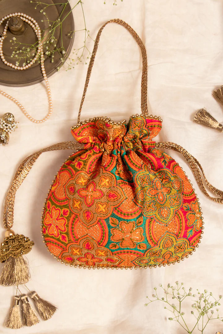 Amna Embroidered Potli Bag