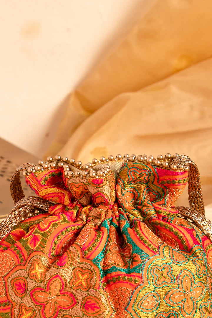 Amna Embroidered Potli Bag