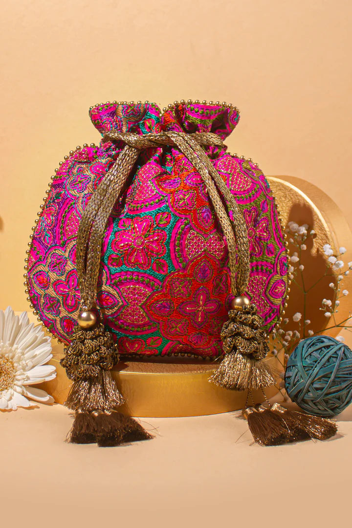 Amna Embroidered Potli Bag