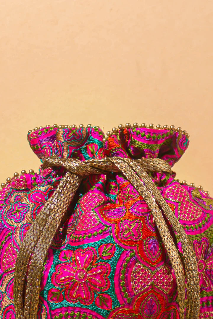 Amna Embroidered Potli Bag