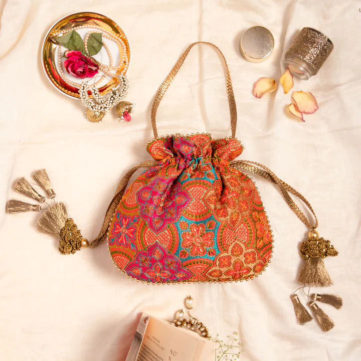 Amna Embroidered Potli Bag