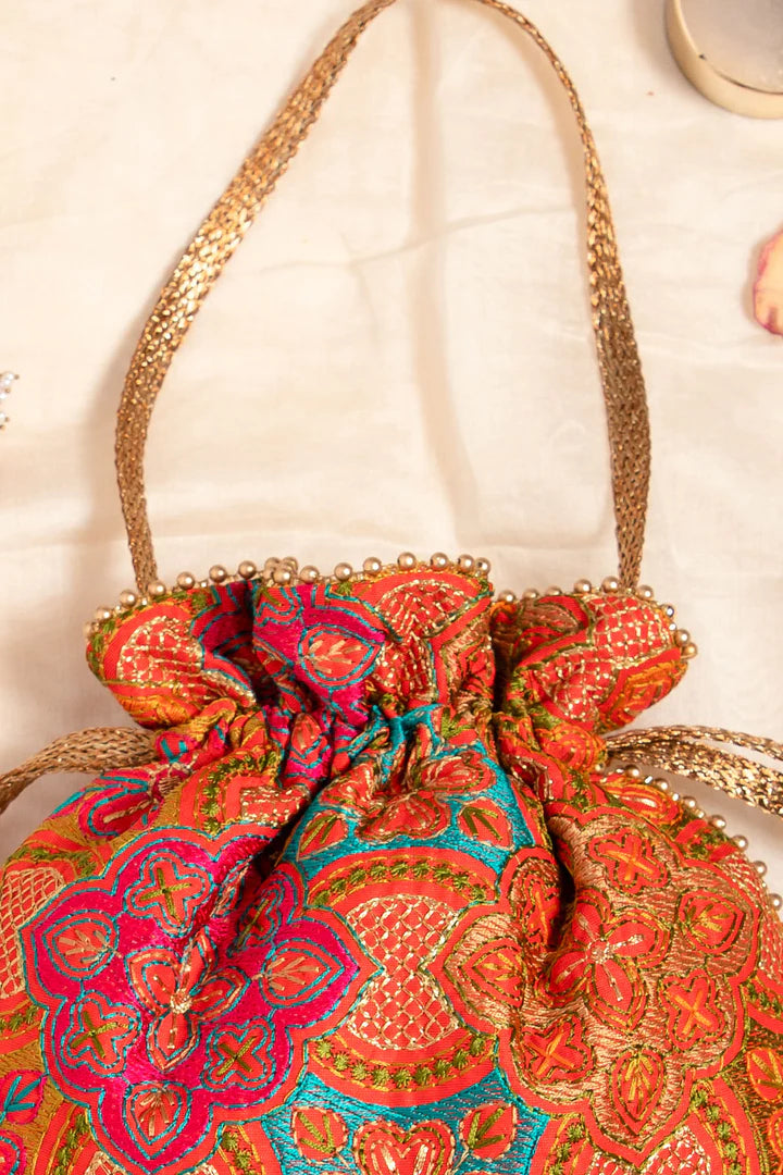 Amna Embroidered Potli Bag