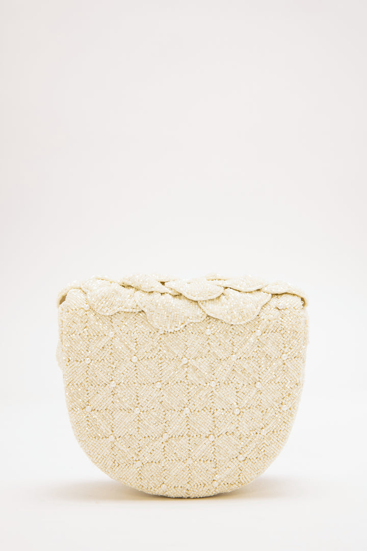 coco beaded mini - ivory