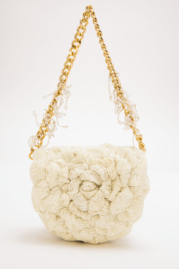 coco beaded mini - ivory