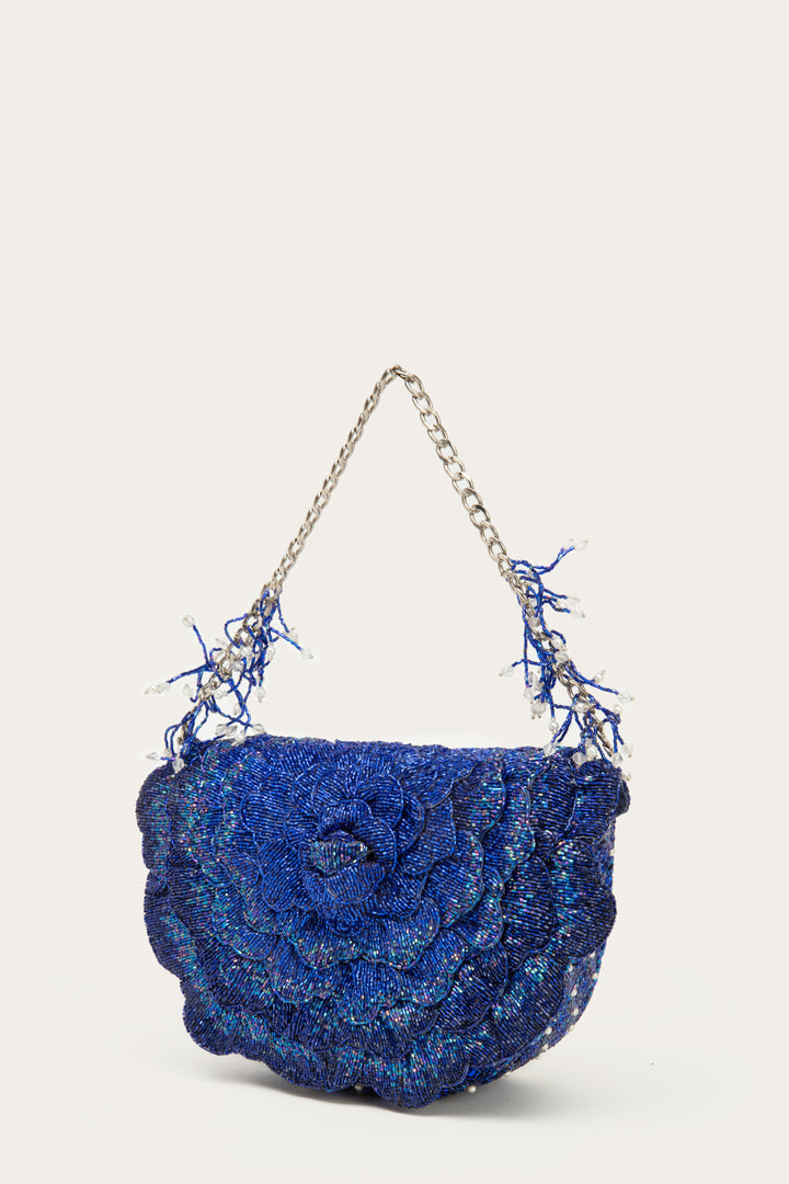 coco beaded sling - electric blue