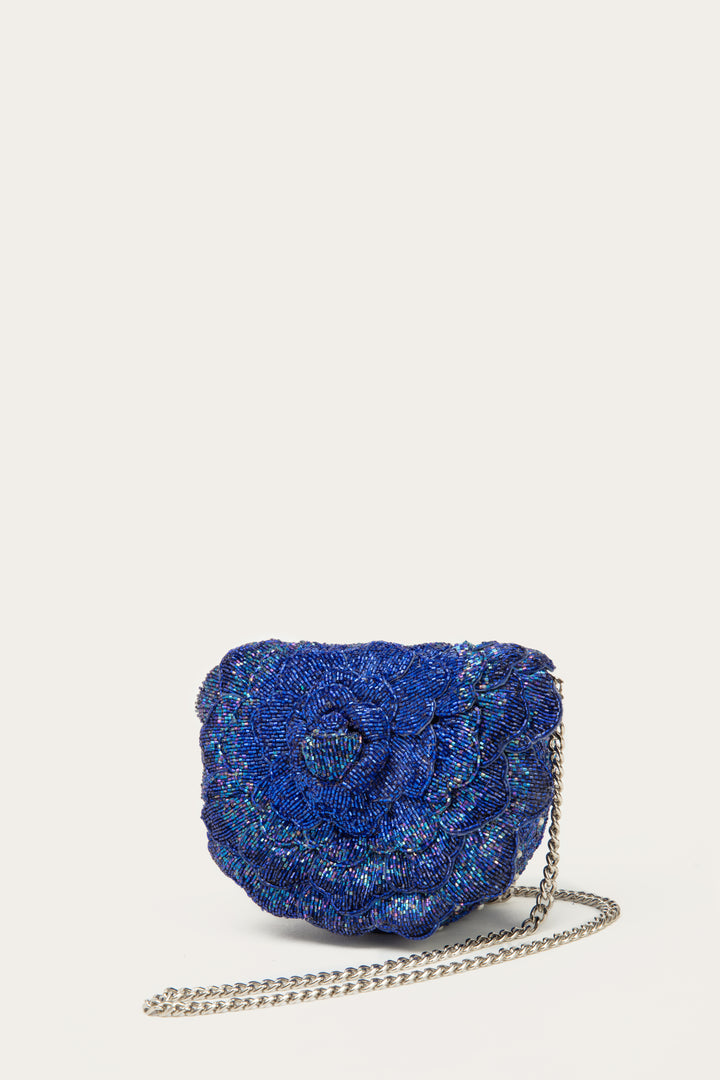 coco mini beaded sling - electric blue