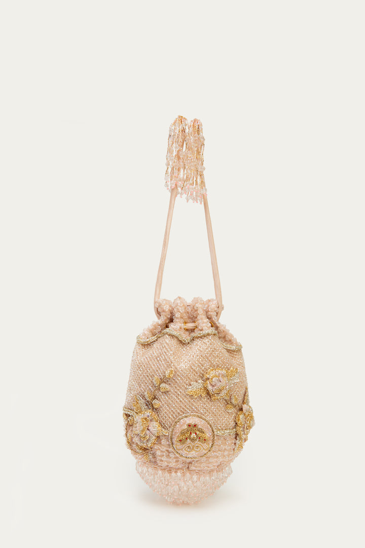 ella chandelier drawstring powder pink