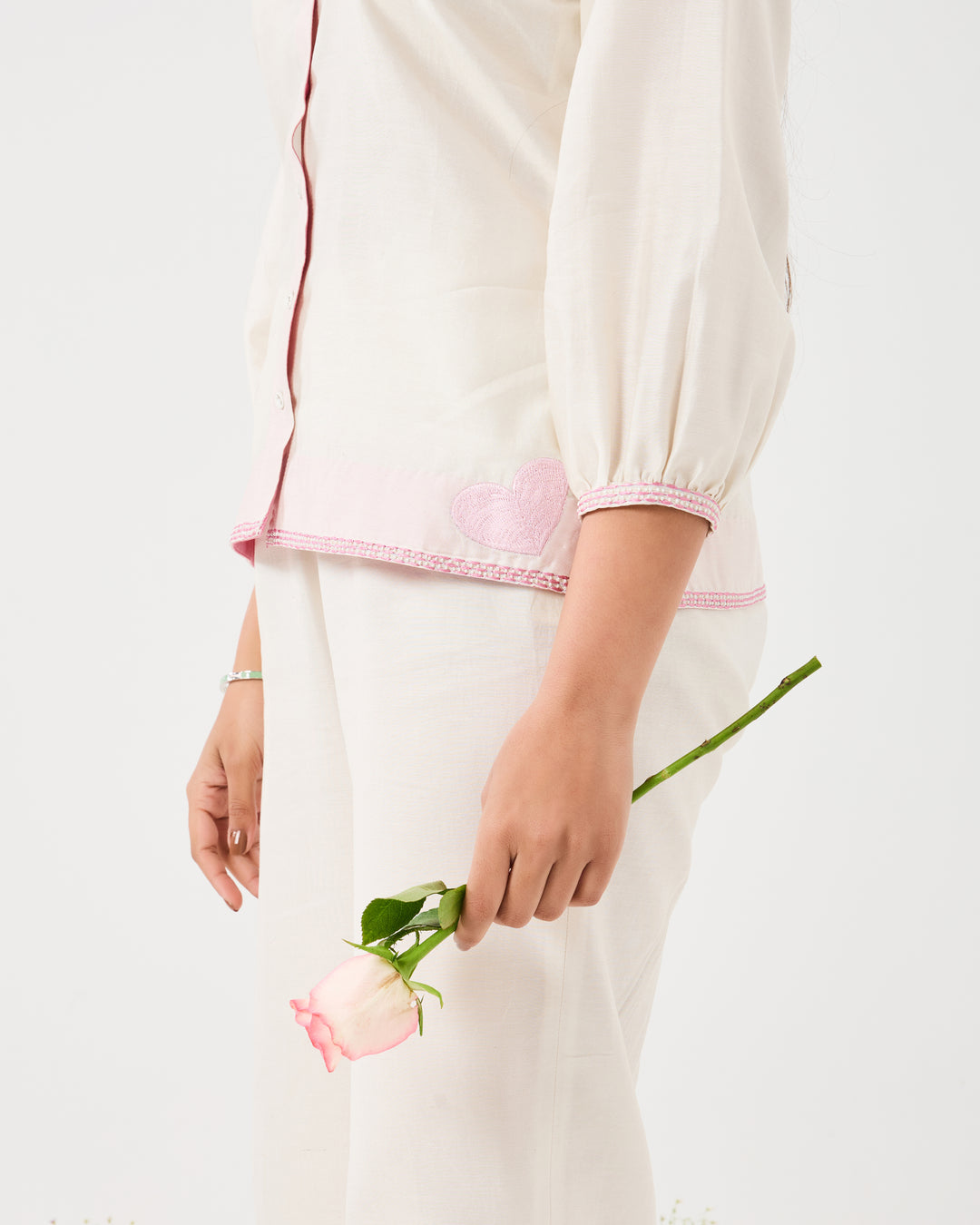 Dilzaah Solid Heart Shirt Style