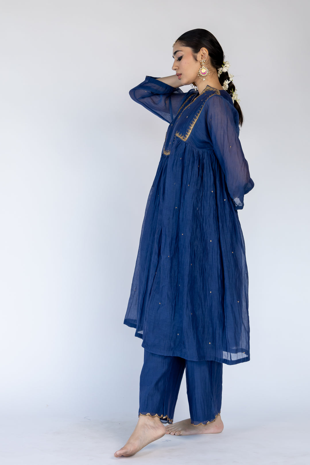 farah yoke kurta set