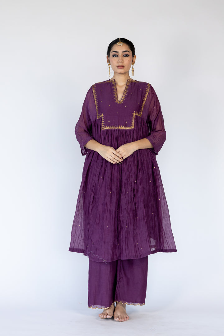 farah yoke kurta set