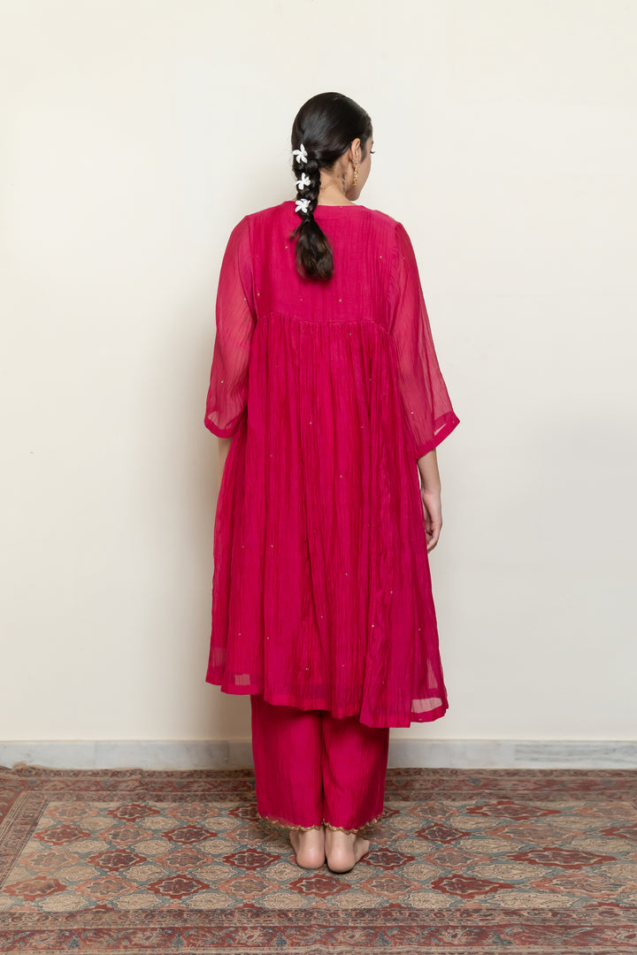 farah yoke kurta set