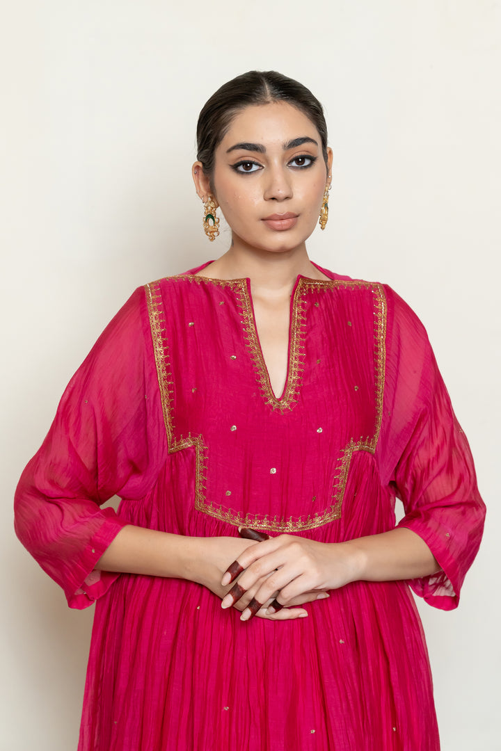 farah yoke kurta set