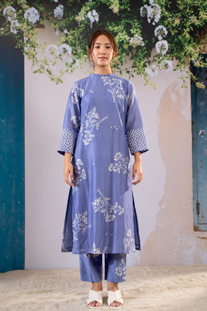 Discharge Print Twilight Kurta Set