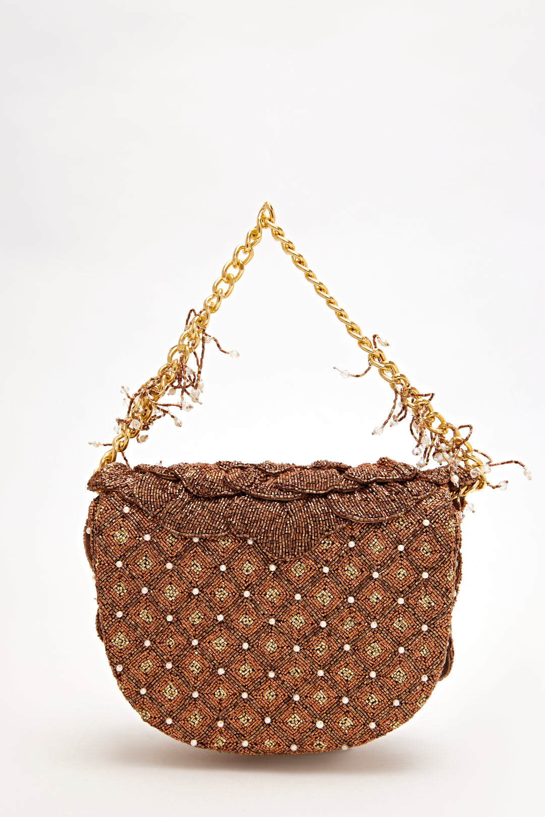 coco beaded sling - copper