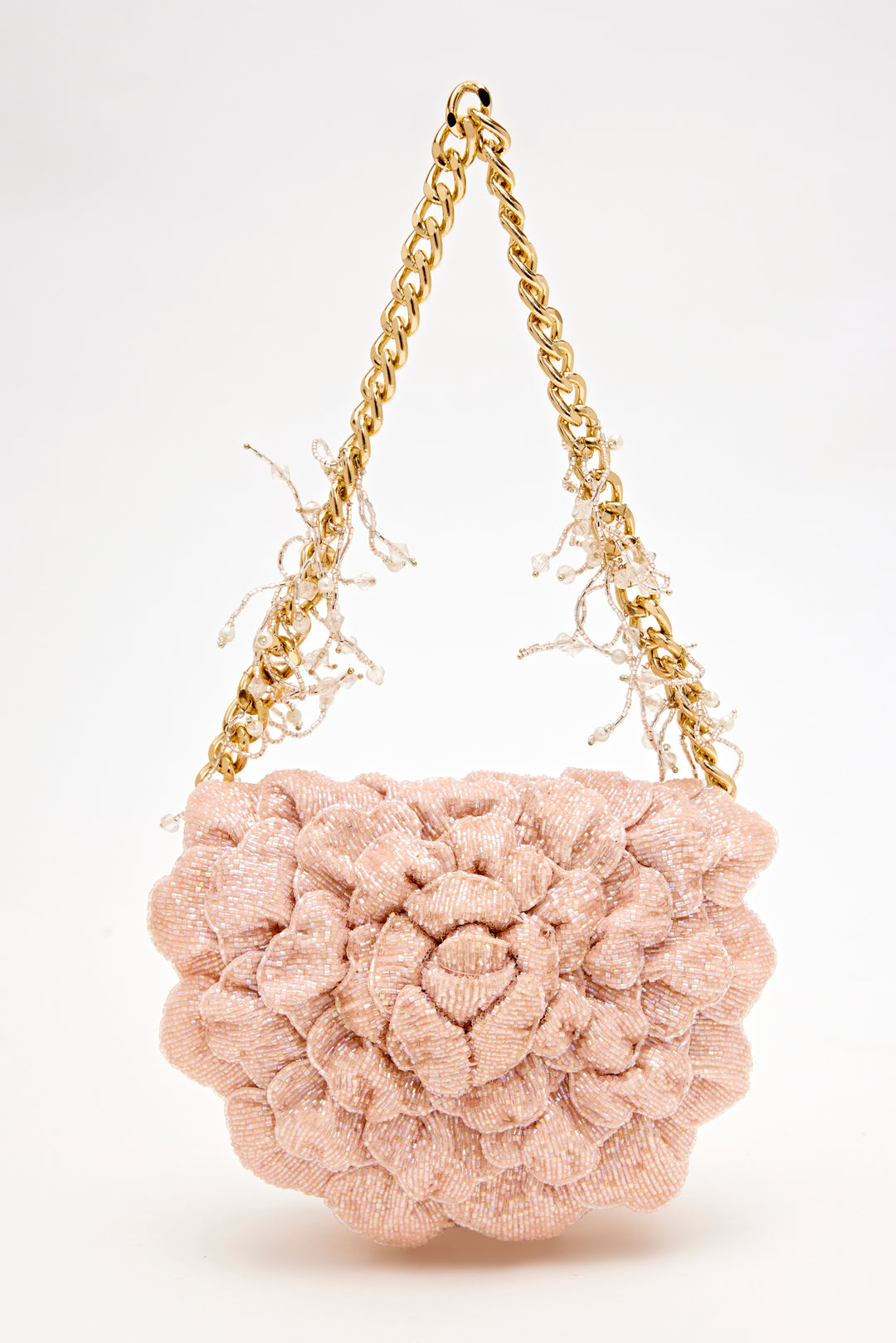 coco mini beaded sling - blush