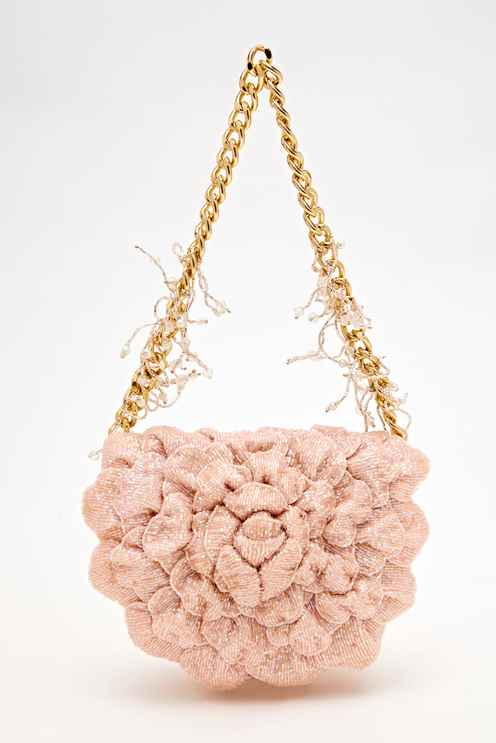 coco mini beaded sling - blush