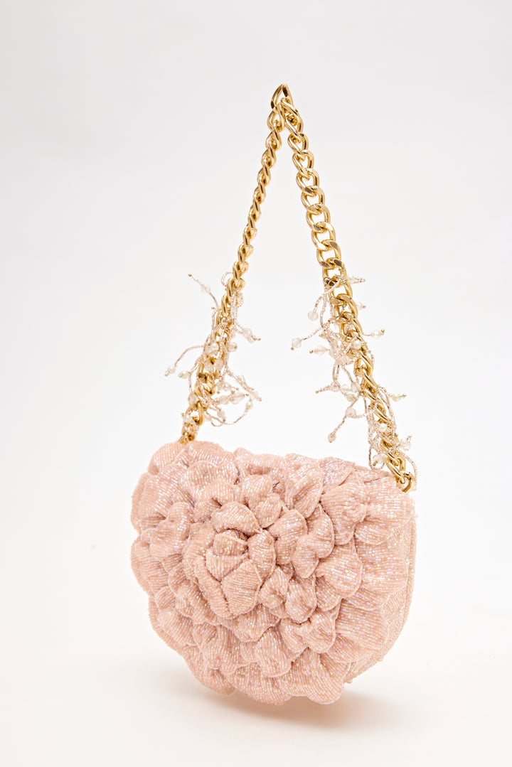 coco mini beaded sling - blush