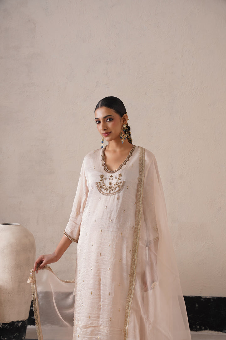 Dutch Ivory Straight Kurta