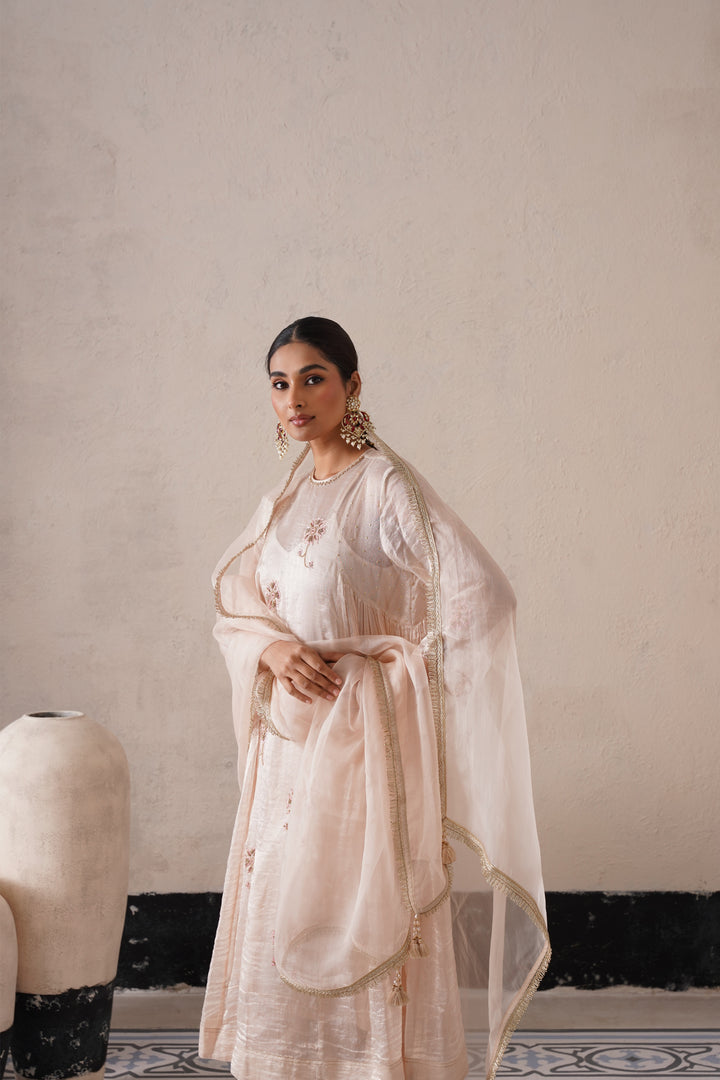 Dutch Ivory Curve Pannel Kurta