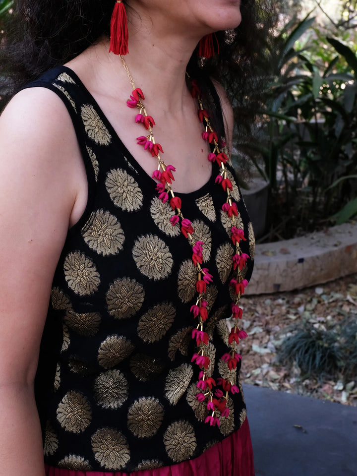 Bahar Red Pink Necklace