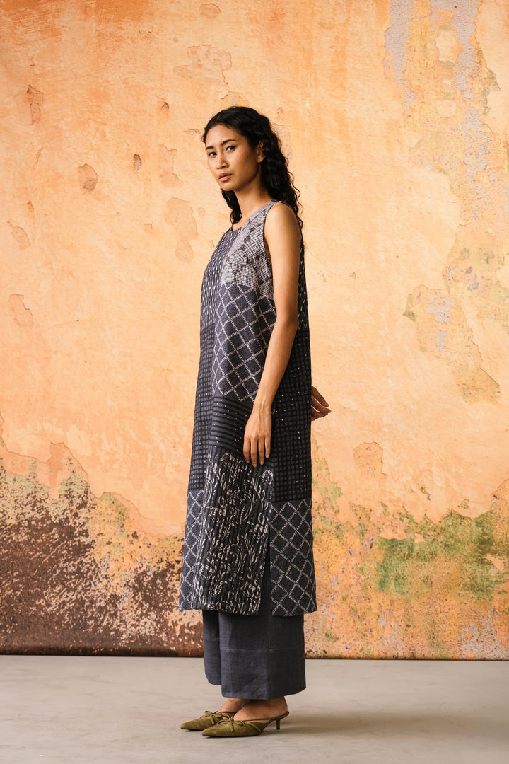Stone Blue Amaya Tunic Pant Set