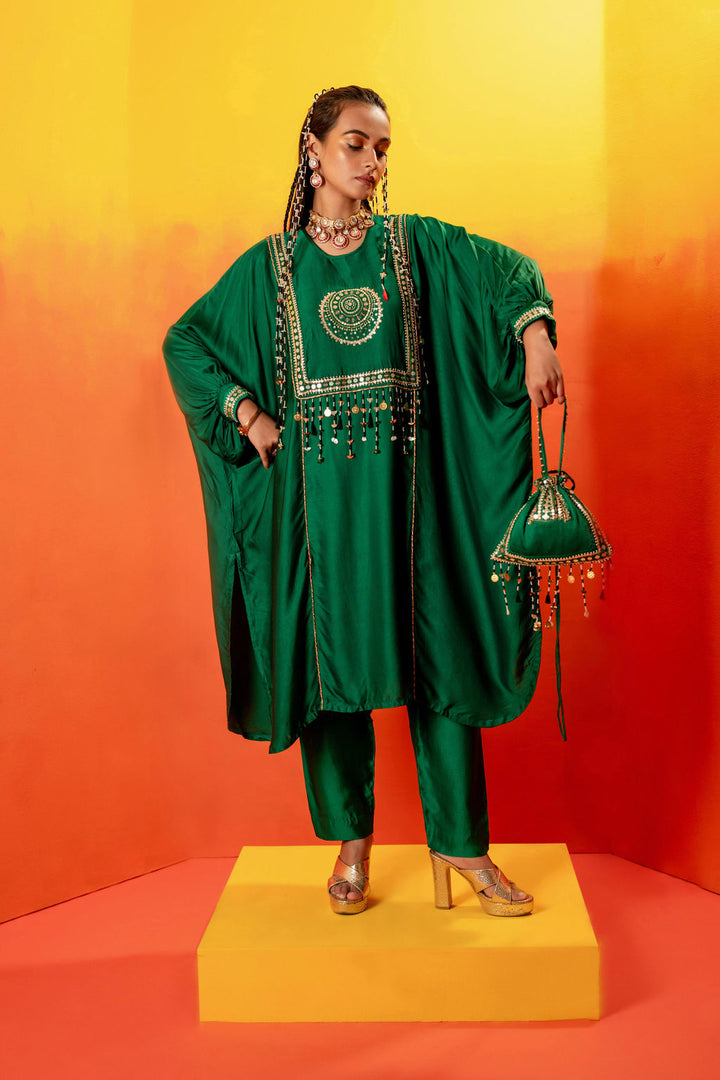 Vani Green AntiFit Kurta Set