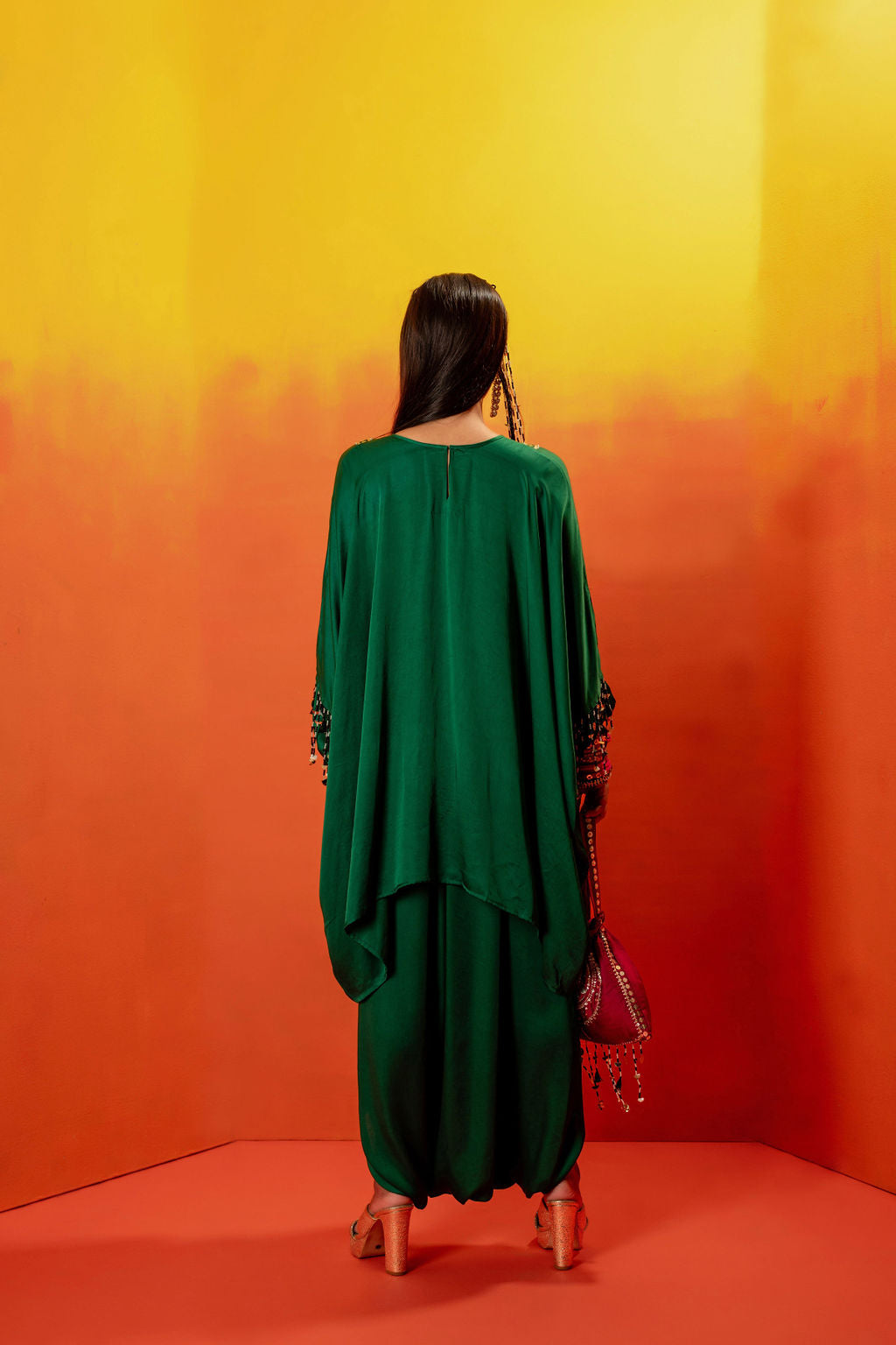 Vani Green AntiFit Tunic With Pant