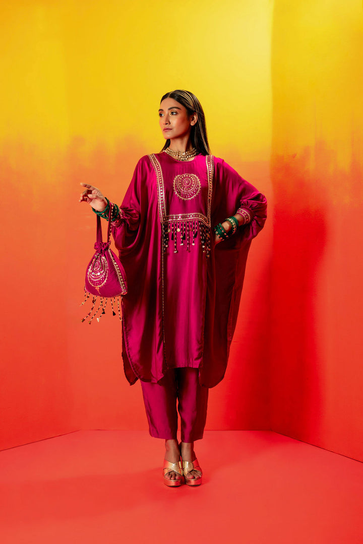 Tara Pink AntiFit Kurta With Pant