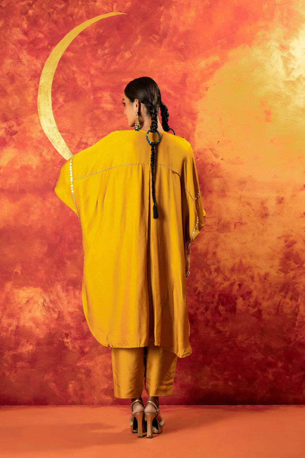 Mahi Mustard AntiFit Kurta With Pant