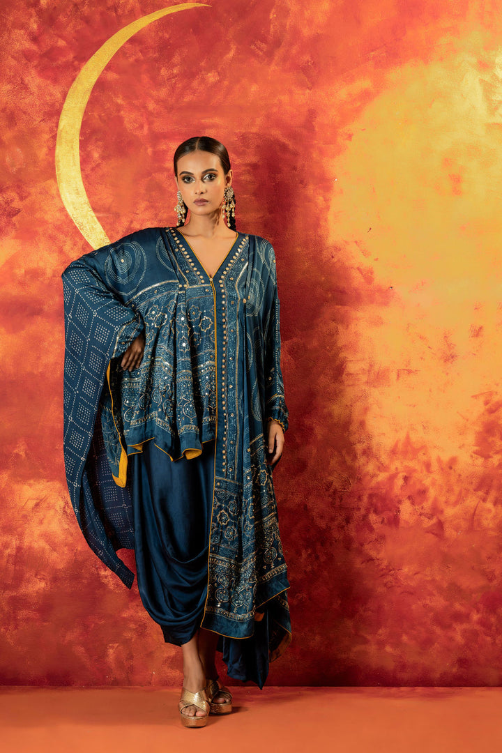 Masbah Kaftan Tunic With Skirt