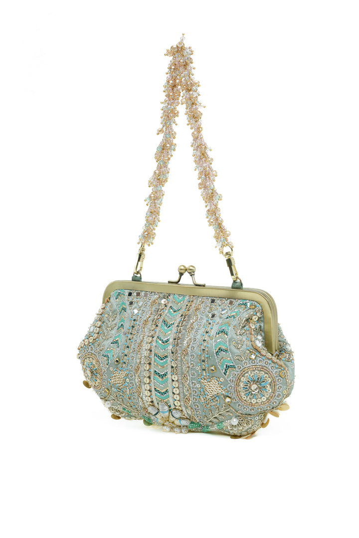 Aabroo Clutch – Jade Green
