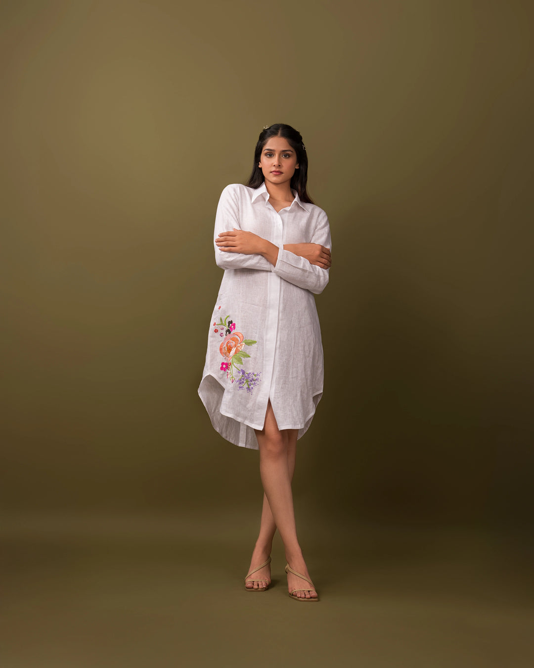 White Vintage Floral