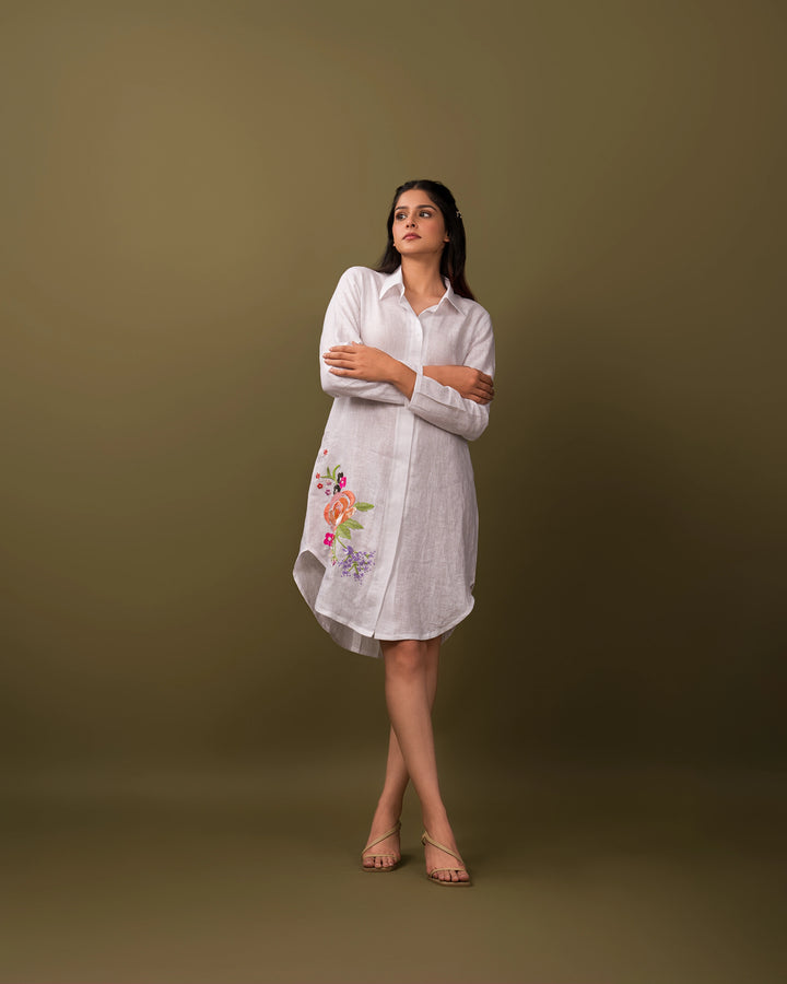 White Vintage Floral