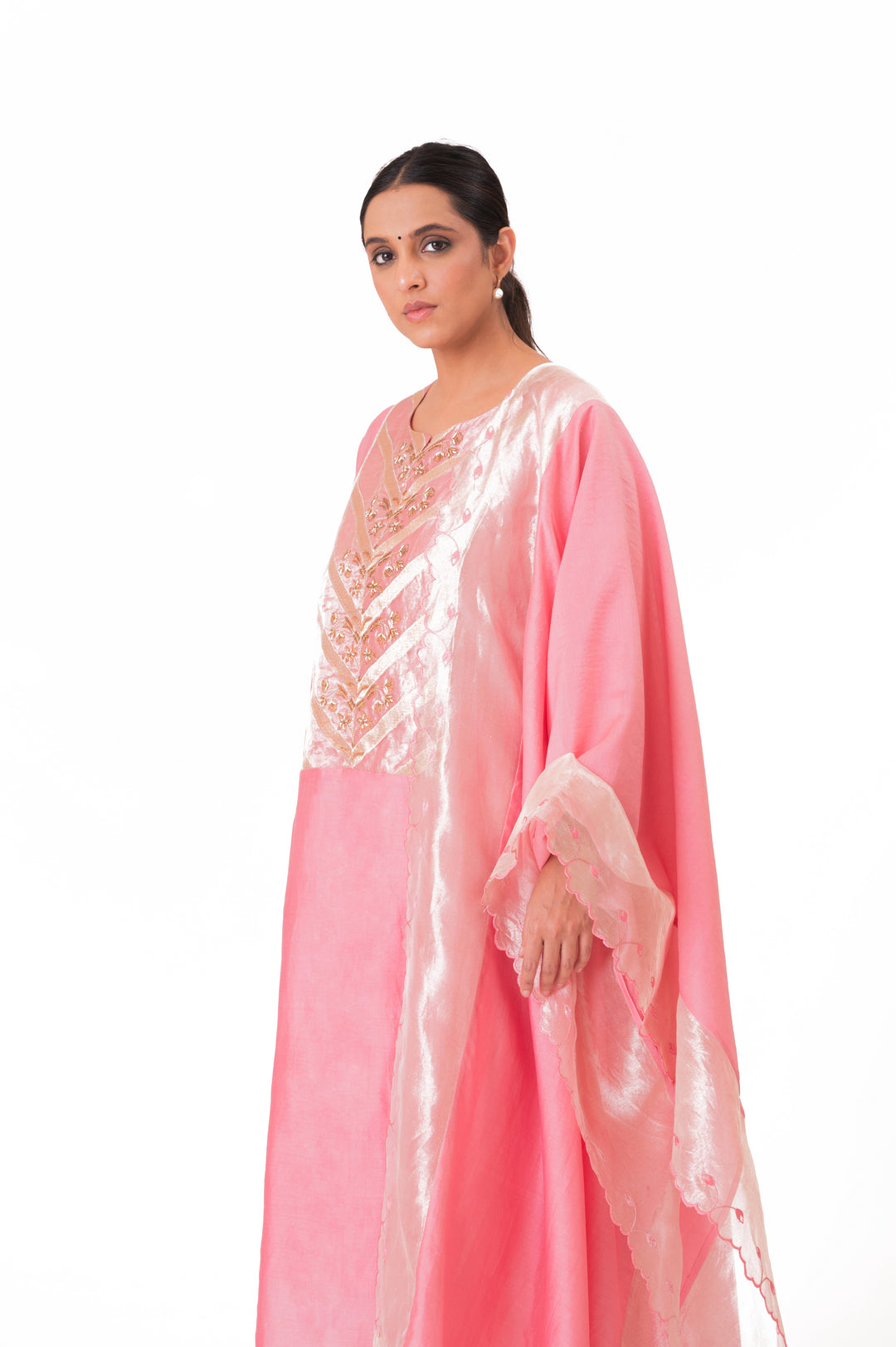 Banarasi Tissue Yoke Kurta Set