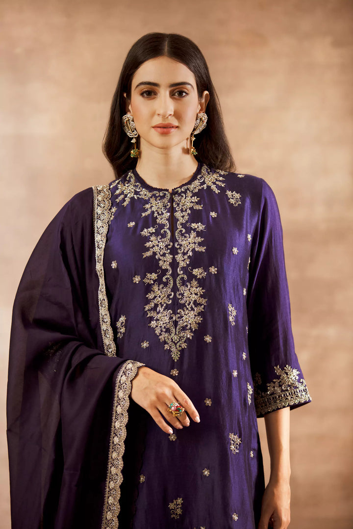 Embroidered Tunic Set