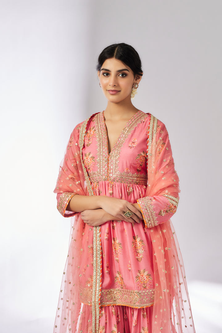 samiksha peplum sharara set