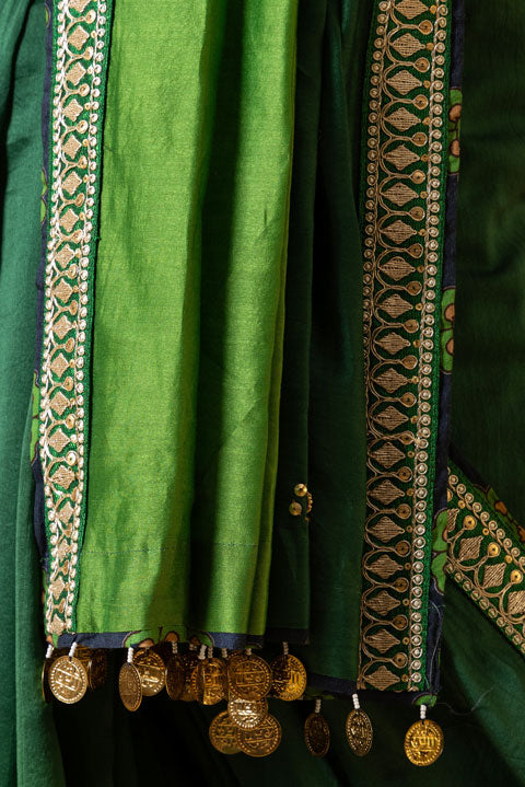 hirava shaded saree