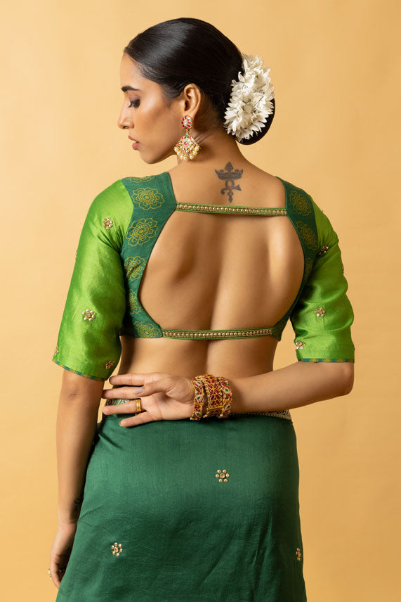 hirava shaded saree