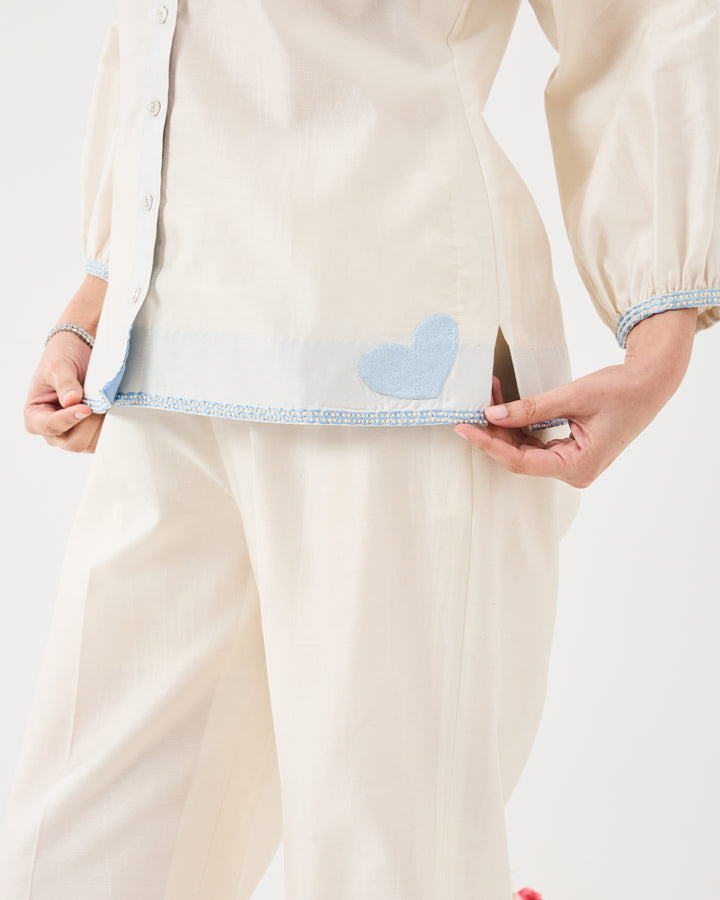 Dilzaah Solid Heart Shirt Style