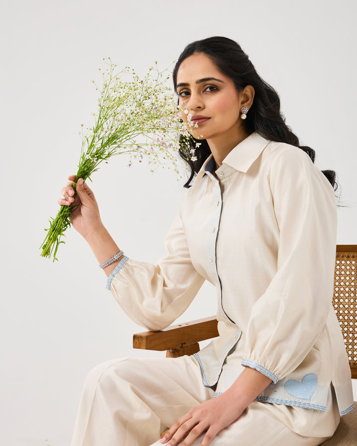 Dilzaah Solid Heart Shirt Style