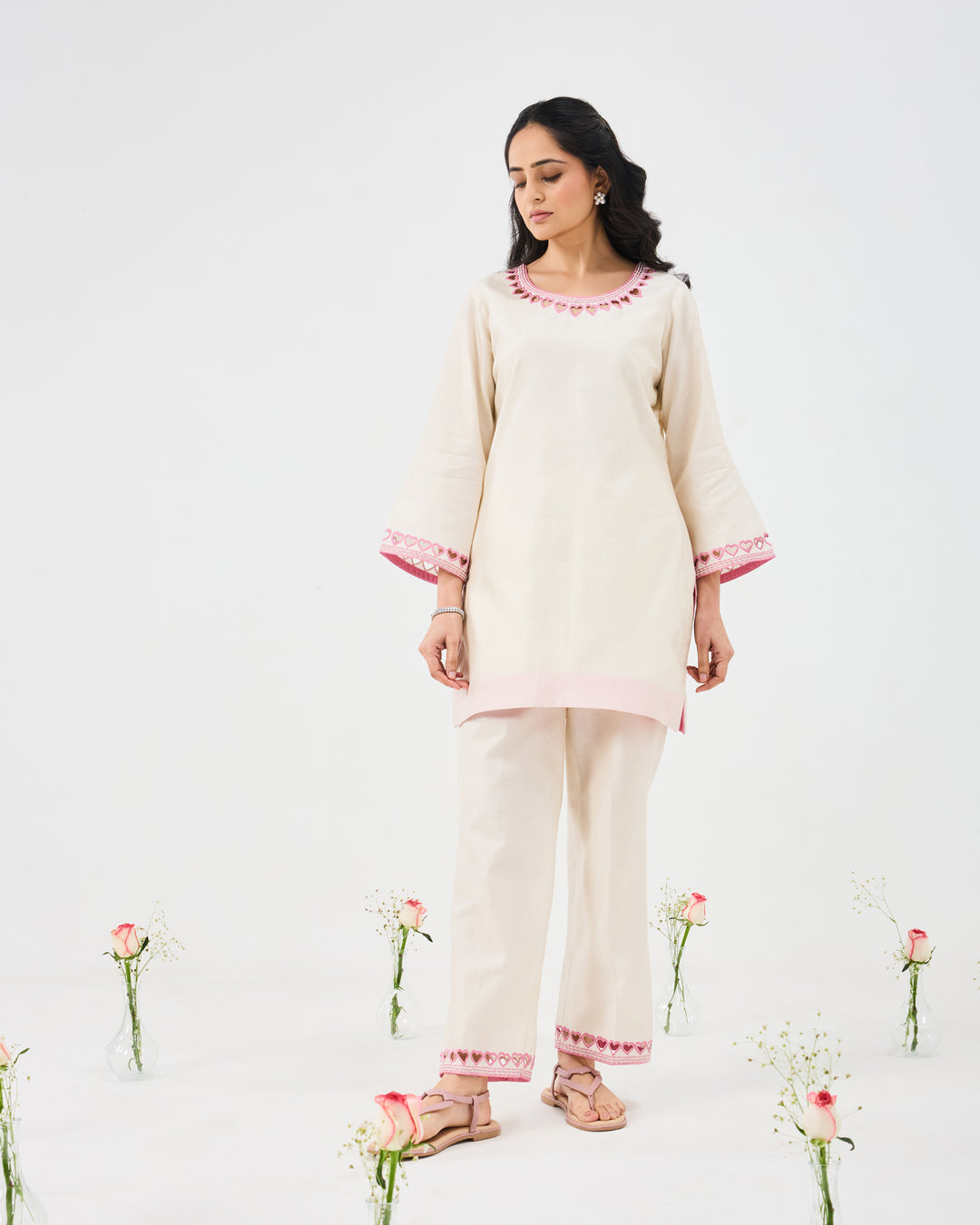 Dilzaah Cut Heart Co ord set