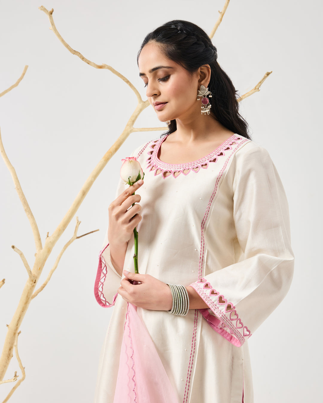 Dilzaah Cut Heart Aline suit