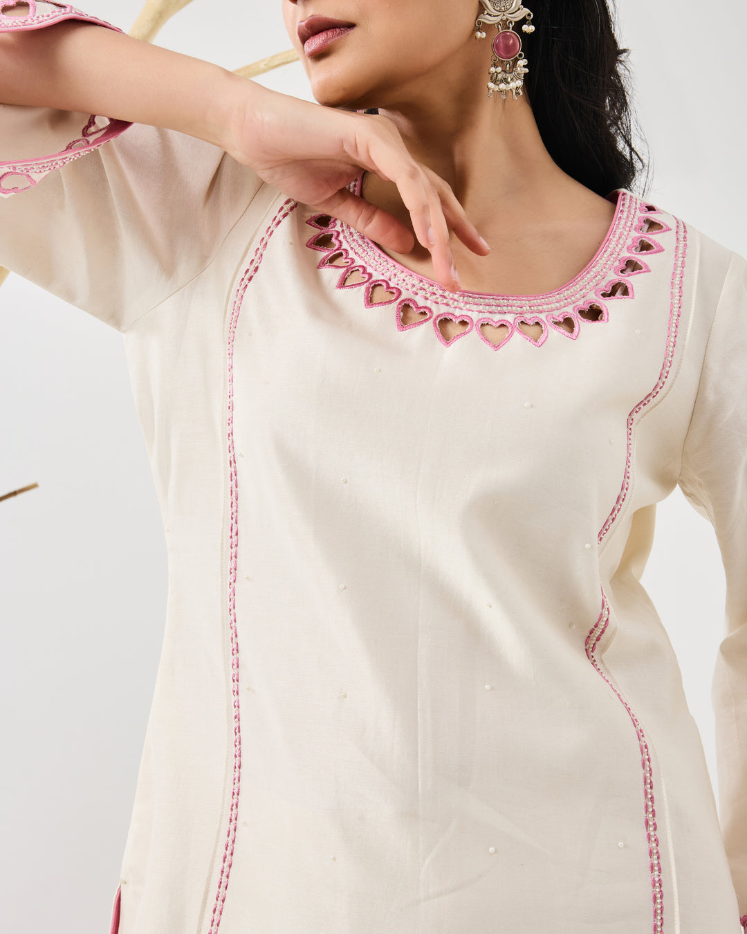 Dilzaah Cut Heart Aline suit