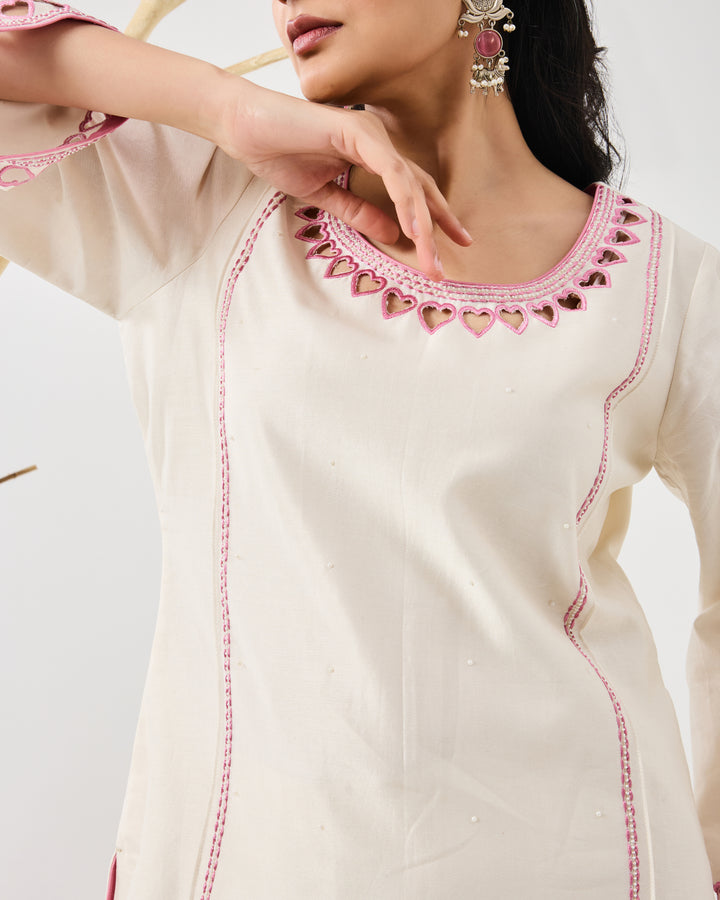 Dilzaah Cut Heart Aline suit