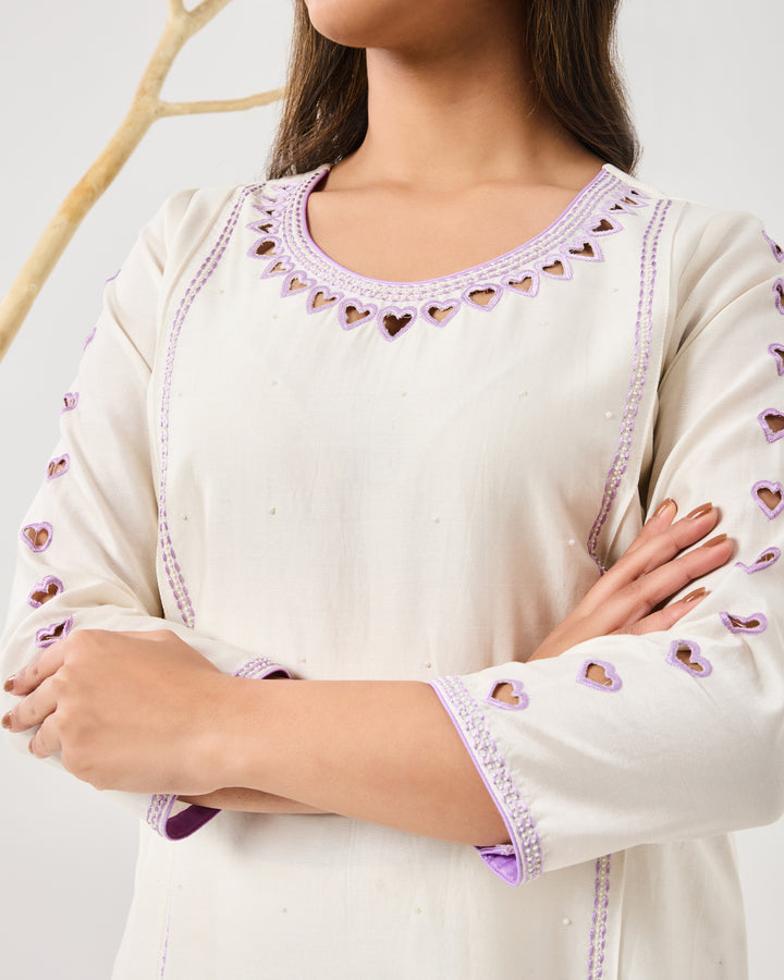 Dilzaah Cut Heart Straight suit