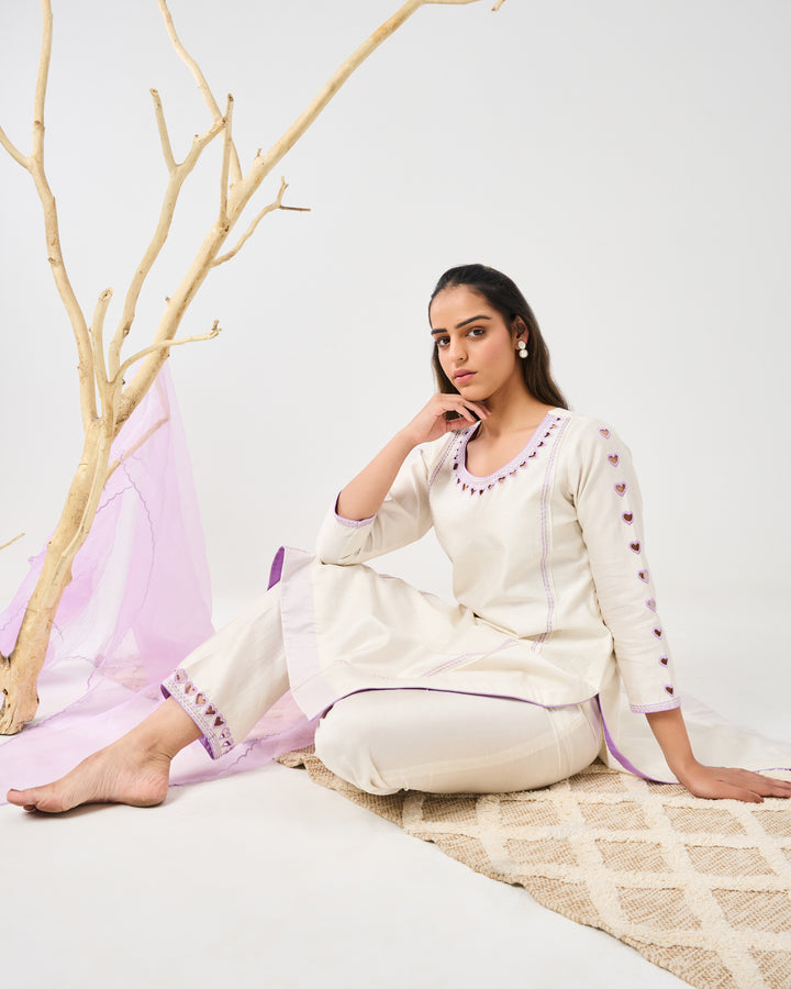 Dilzaah Cut Heart Straight suit